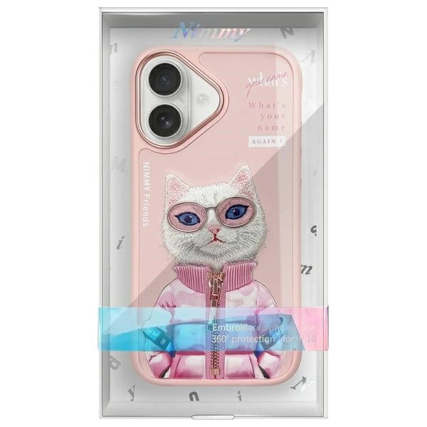 Nimmy Cool&amp;Cute 2.0 Cat Case for iPhone 16 - Pink_11