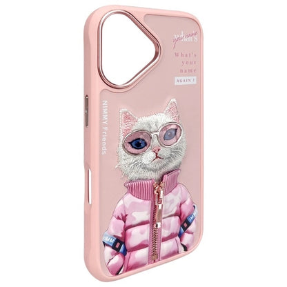 Nimmy Cool&amp;Cute 2.0 Cat Case for iPhone 16 - Pink_3