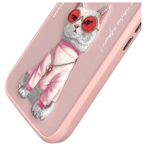 Nimmy Glasses Cool Cat iPhone 16 Case - Pink_6