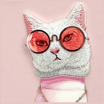 Nimmy Glasses Cool Cat iPhone 16 Case - Pink_8