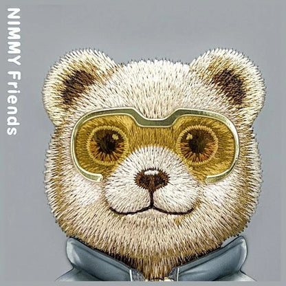 Nimmy Cool&amp;Cute 2.0 Bear Case for iPhone 16 - Gray_9