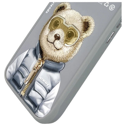 Nimmy Cool&amp;Cute 2.0 Bear Case for iPhone 16 - Gray_6