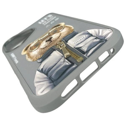 Nimmy Cool&amp;Cute 2.0 Bear Case for iPhone 16 - Gray_7