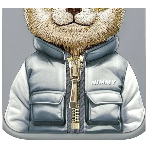 Nimmy Cool&amp;Cute 2.0 Bear Case for iPhone 16 - Gray_8