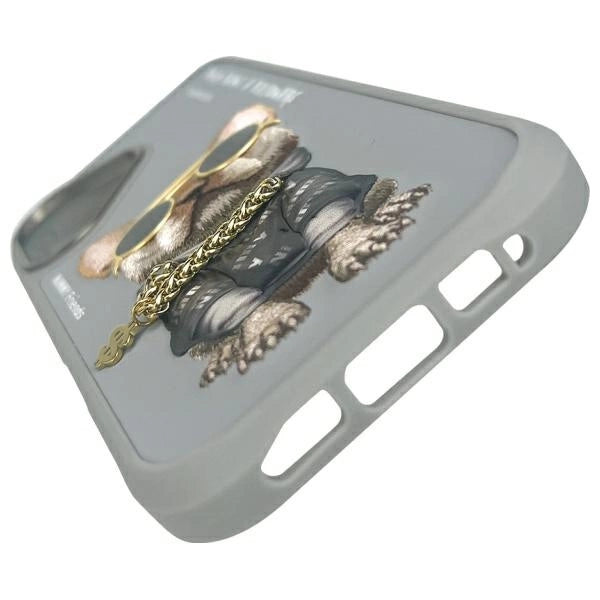 Nimmy Glasses Cool Dog iPhone 16 Case - Gray_7