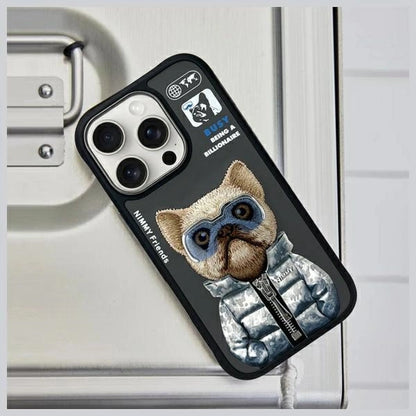 Nimmy Cool&amp;Cute 2.0 Dog Case for iPhone 16 Pro - Black_7