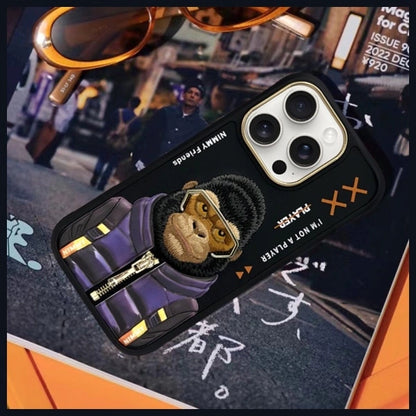 Nimmy Cool&amp;Cute 2.0 Monkey Case for iPhone 16 Pro - Black_7