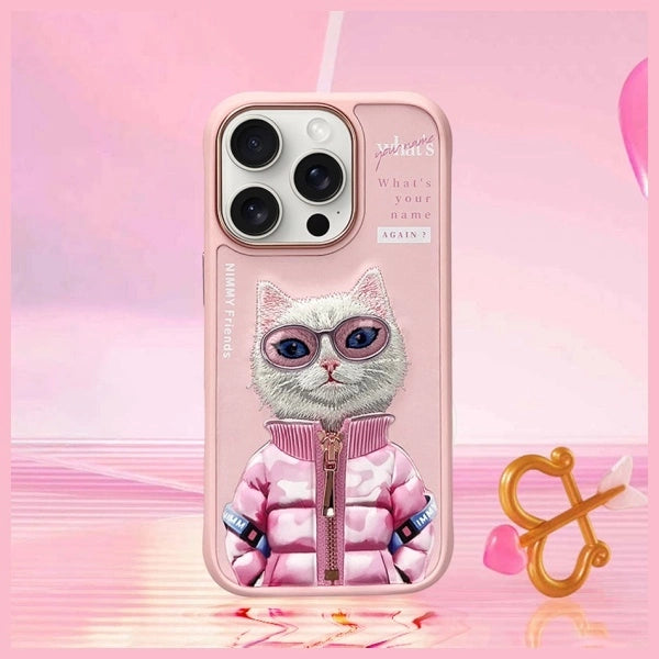 Nimmy Cool&amp;Cute 2.0 Cat Case for iPhone 16 Pro - Pink_7
