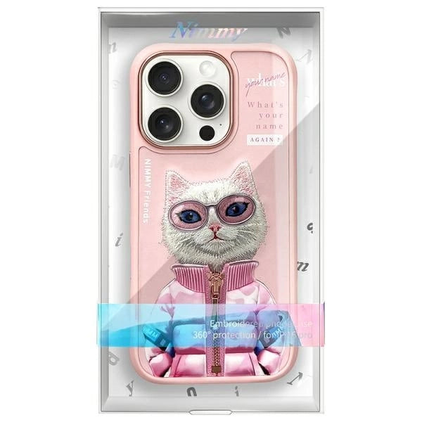 Nimmy Cool&amp;Cute 2.0 Cat Case for iPhone 16 Pro - Pink_8