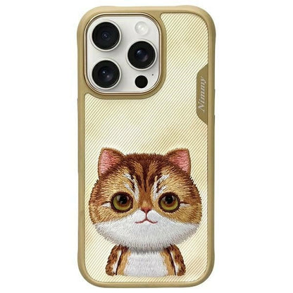 Nimmy Big Eyed Pet 2.0 Cat Case for iPhone 16 Pro - Green_0