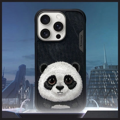 Nimmy Big Eyed Pet 2.0 Panda case for iPhone 16 Pro Max - black_7