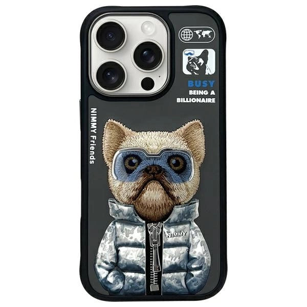 Nimmy Cool&amp;Cute 2.0 Dog Case for iPhone 16 Pro Max - Black_0
