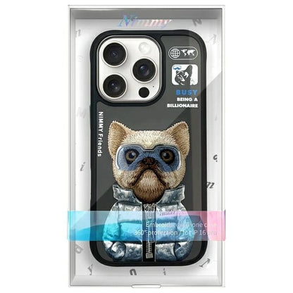 Nimmy Cool&amp;Cute 2.0 Dog Case for iPhone 16 Pro Max - Black_8