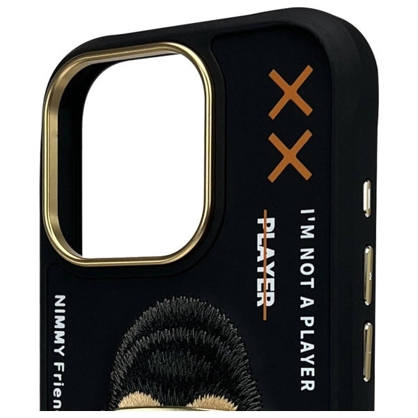 Nimmy Cool&amp;Cute 2.0 Monkey Case for iPhone 16 Pro Max - Black_2