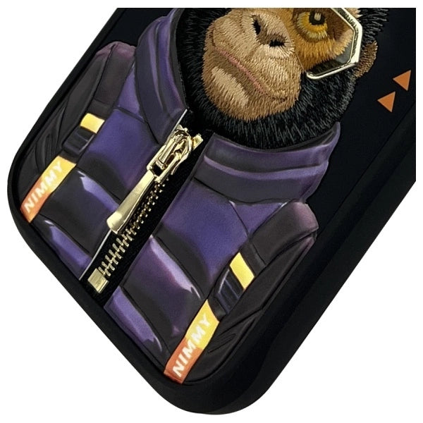 Nimmy Cool&amp;Cute 2.0 Monkey Case for iPhone 16 Pro Max - Black_3