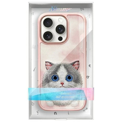 Nimmy Big Eyed Pet 2.0 Cat Case for iPhone 16 Pro Max - Pink_8