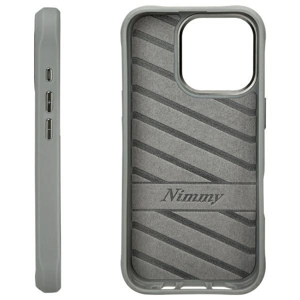 Nimmy Glasses Cool Cat Case for iPhone 16 Pro Max - Gray_1