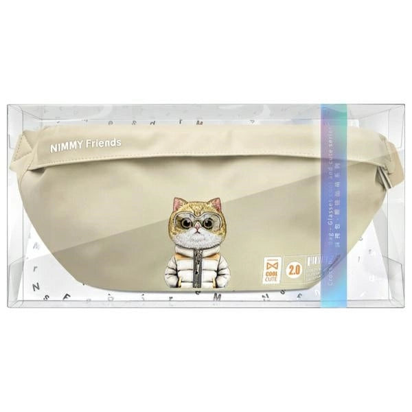 Nimmy Crossbody Cool&amp;Cute 2.0 Cat Shoulder Bag - Green_4