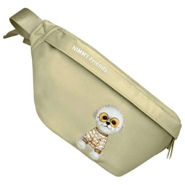 Nimmy Crossbody Glasses Cool Dog Shoulder Bag - Green_0