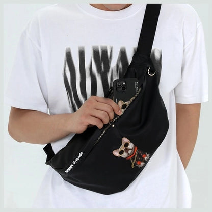 Nimmy Crossbody Glasses Cool Dog Shoulder Bag - Green_9