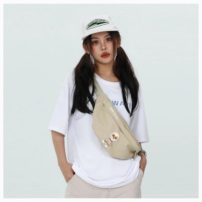 Nimmy Crossbody Glasses Cool Cat Shoulder Bag - Pink_4