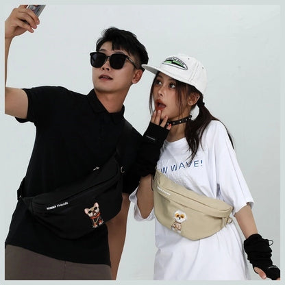 Nimmy Crossbody Glasses Cool Cat Shoulder Bag - Pink_7