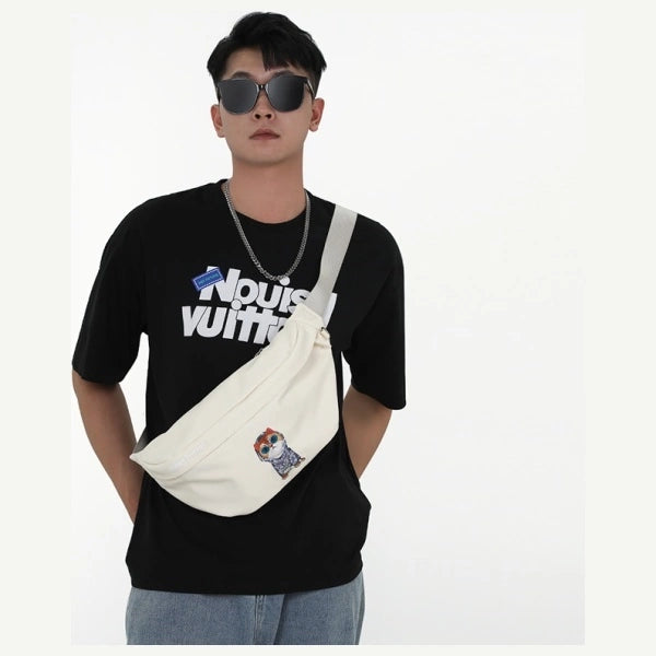 Nimmy Crossbody Glasses Cool Cat Shoulder Bag - Pink_8