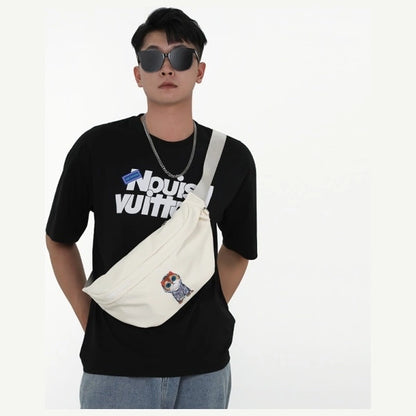 Nimmy Crossbody Glasses Cool Cat Shoulder Bag - Pink_8