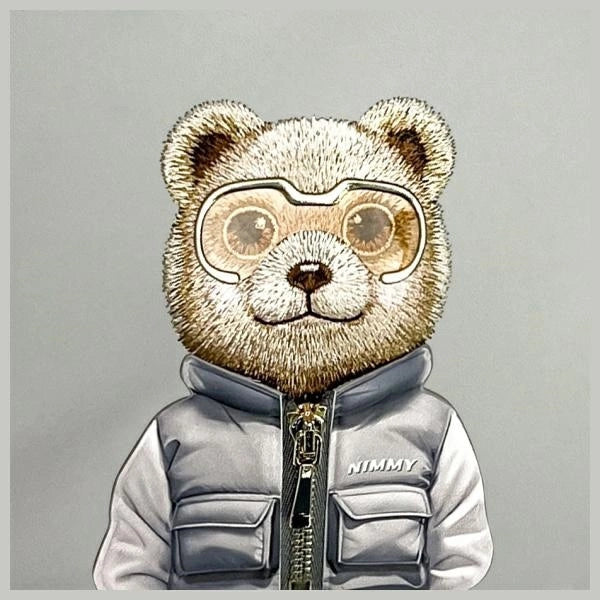 Nimmy Crossbody Cool&amp;Cute 2.0 Bear Shoulder Bag - Gray_2