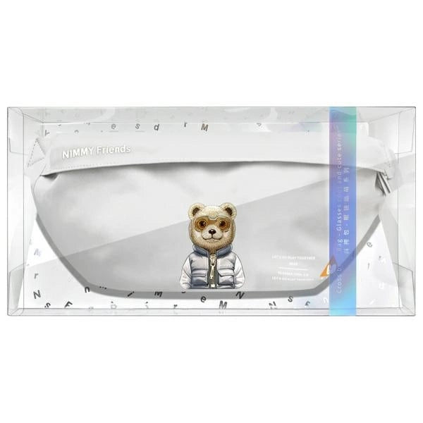 Nimmy Crossbody Cool&amp;Cute 2.0 Bear Shoulder Bag - Gray_4