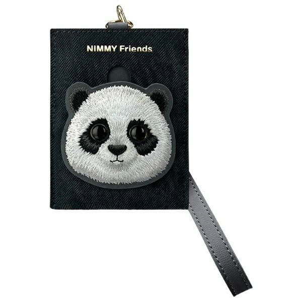 Nimmy Big Eyed Pet 2.0 Cat Wallet Card Holder - Black_0