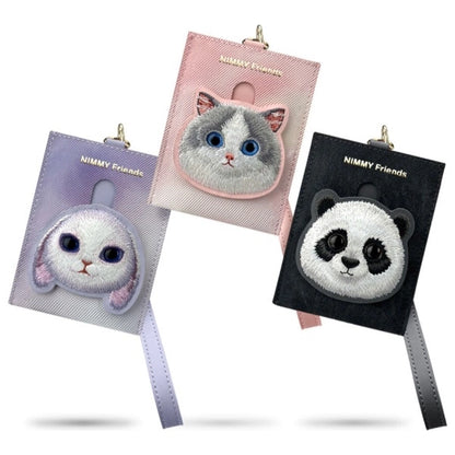 Nimmy Big Eyed Pet 2.0 Cat Wallet Card Holder - Black_9