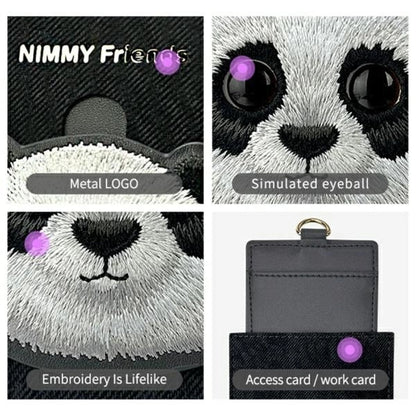 Nimmy Big Eyed Pet 2.0 Cat Wallet Card Holder - Black_3