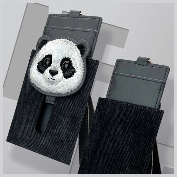 Nimmy Big Eyed Pet 2.0 Cat Wallet Card Holder - Black_6