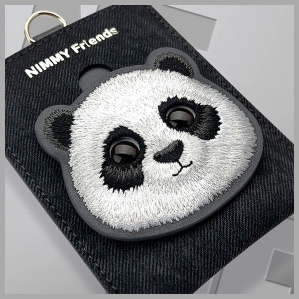 Nimmy Big Eyed Pet 2.0 Cat Wallet Card Holder - Black_7