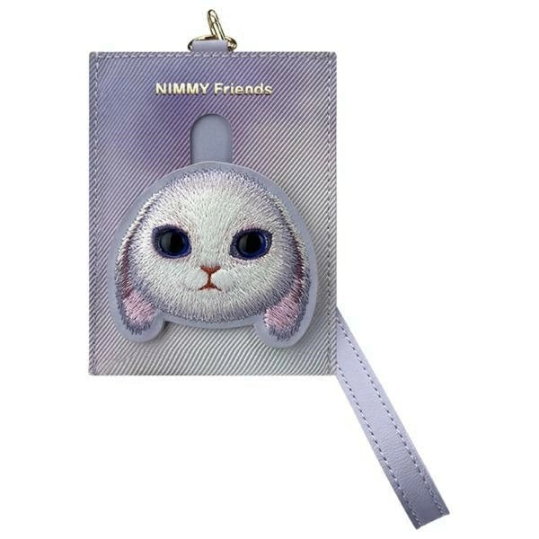 Nimmy Big Eyed Pet 2.0 Rabbit Wallet Card Holder - Purple_0