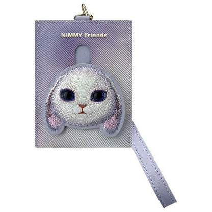 Nimmy Big Eyed Pet 2.0 Rabbit Wallet Card Holder - Purple_0