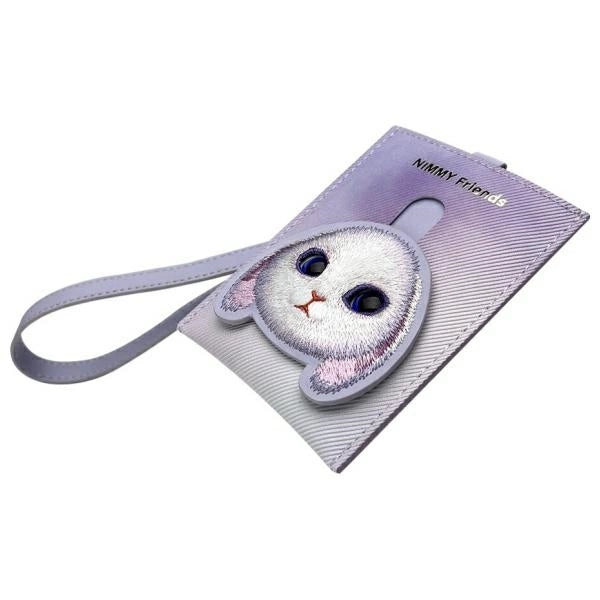 Nimmy Big Eyed Pet 2.0 Rabbit Wallet Card Holder - Purple_1