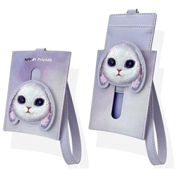 Nimmy Big Eyed Pet 2.0 Rabbit Wallet Card Holder - Purple_2