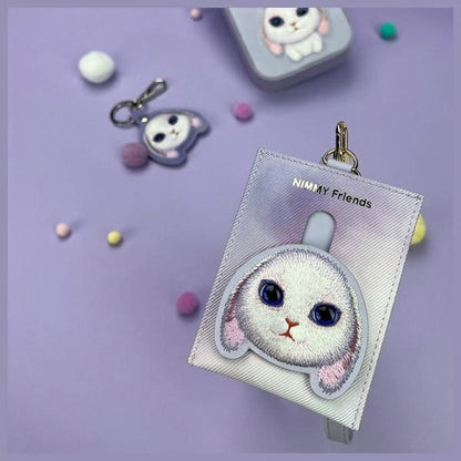 Nimmy Big Eyed Pet 2.0 Rabbit Wallet Card Holder - Purple_3