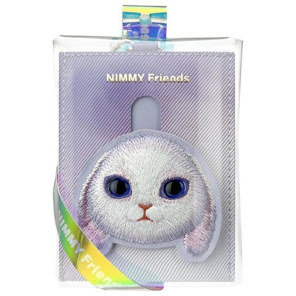 Nimmy Big Eyed Pet 2.0 Rabbit Wallet Card Holder - Purple_6