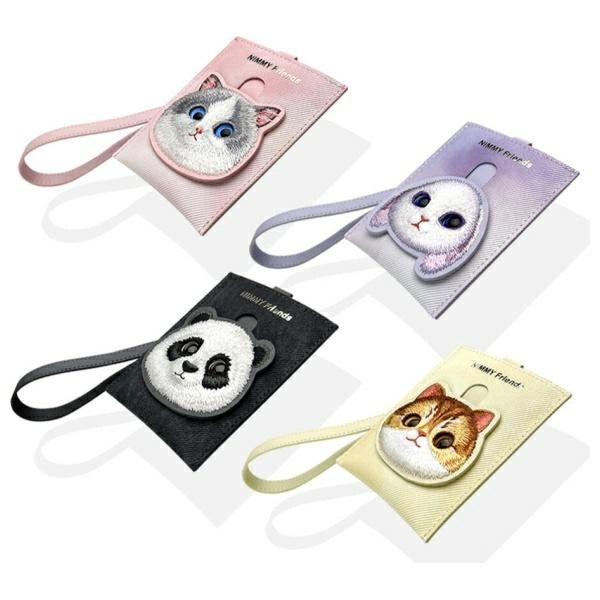 Nimmy Big Eyed Pet 2.0 Cat Wallet Card Holder - Pink_5