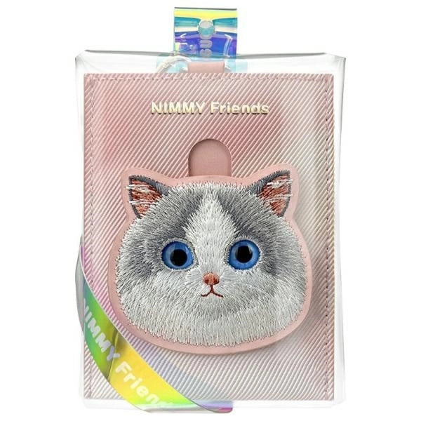 Nimmy Big Eyed Pet 2.0 Cat Wallet Card Holder - Pink_6