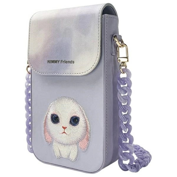Nimmy Big Eyed Pet 2.0 Rabbit Phone Bag - Purple_1