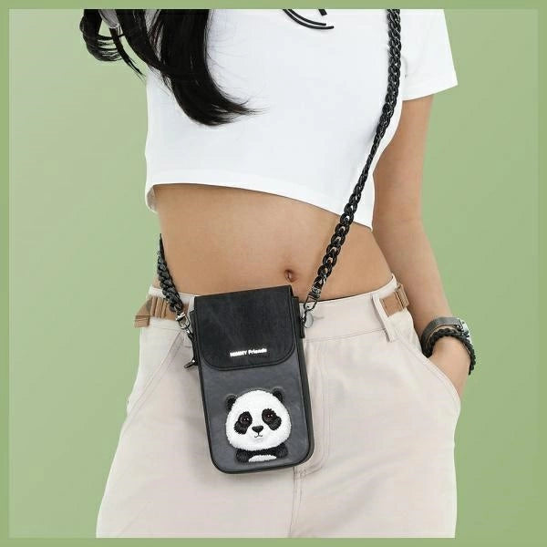 Nimmy Big Eyed Pet 2.0 Panda Phone Bag - Black_7
