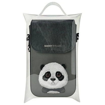 Nimmy Big Eyed Pet 2.0 Panda Phone Bag - Black_8