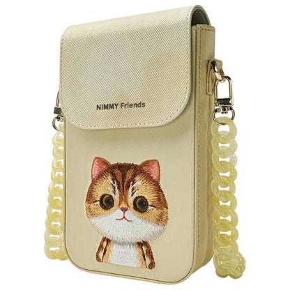 Nimmy Big Eyed Pet 2.0 Cat Phone Bag - Green_1