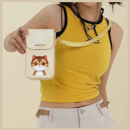 Nimmy Big Eyed Pet 2.0 Cat Phone Bag - Green_6