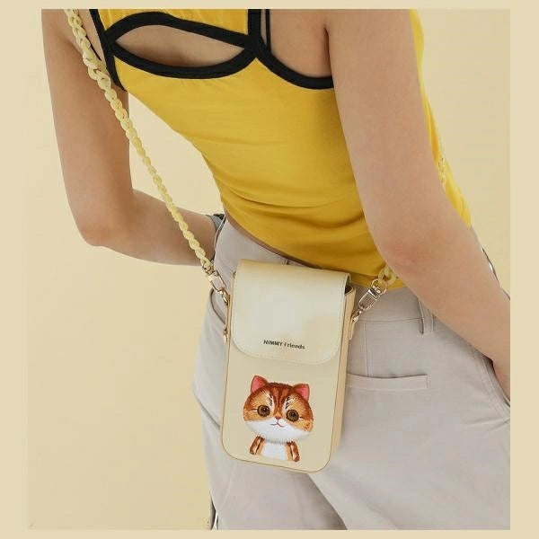 Nimmy Big Eyed Pet 2.0 Cat Phone Bag - Green_7