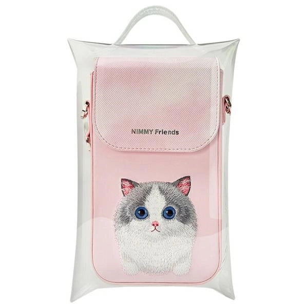 Nimmy Big Eyed Pet 2.0 Cat Phone Bag - Pink_8